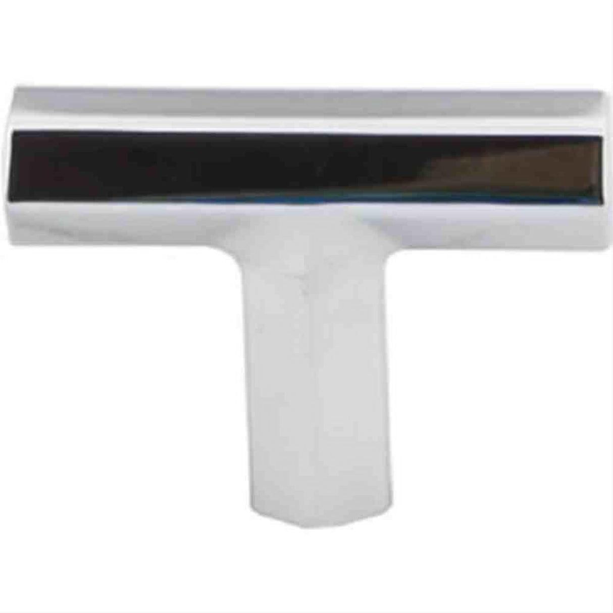 Top Knobs TK790PC TK790 Lydia T Shape Cabinet Knob 1-3/4" Polished Chrome