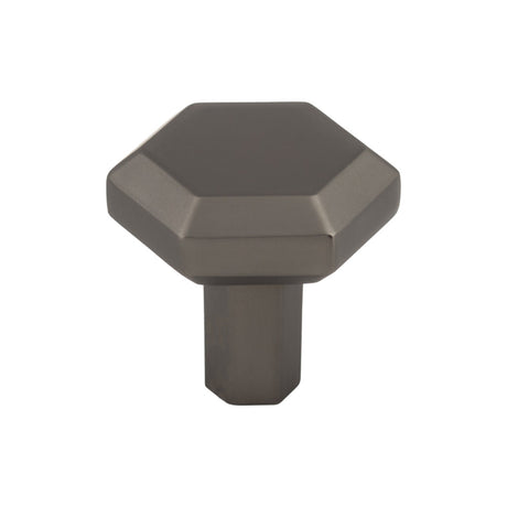 Top Knobs TK791AG Lydia 1 1/8" Length Square Knob Ash Gray