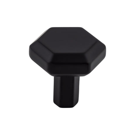 Top Knobs TK791BLK Lydia 1 1/8" Length Square Knob Flat Black