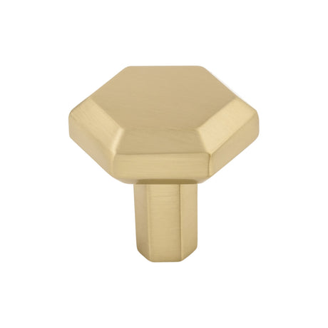 Top Knobs TK791HB Lydia 1 1/8" Length Square Knob Honey Bronze