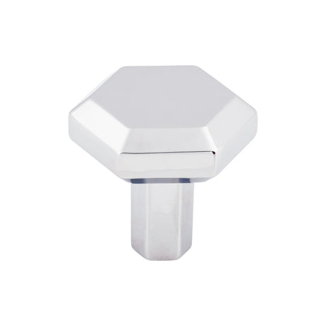Top Knobs TK791PC Lydia 1 1/8" Length Square Knob Polished Chrome