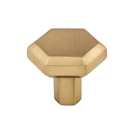 Top Knobs TK792HB Lydia 1 1/4" Length Square Knob Honey Bronze