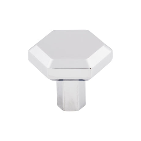 Top Knobs TK792PC Lydia 1 1/4" Length Square Knob Polished Chrome