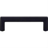 Top Knobs TK793BLK TK793 Lydia Cabinet Pull 3-3/4" Center to Center Flat Black