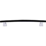 Top Knobs TK7PC Arched Cabinet Pull / Appliance Pull 12" Center to Center Polished Chrome