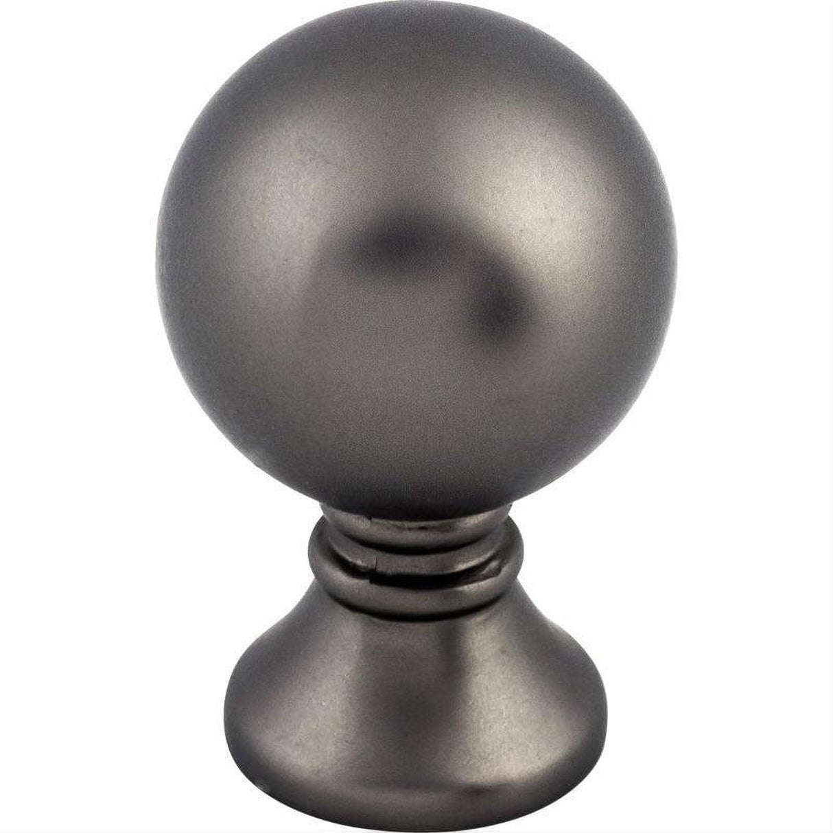 Top Knobs TK801AG TK801 Kara 1" Diameter Mushroom Cabinet Knob Ash Gray