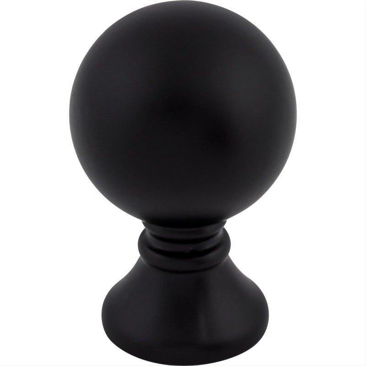 Top Knobs TK801BLK TK801 Kara 1" Diameter Mushroom Cabinet Knob Flat Black