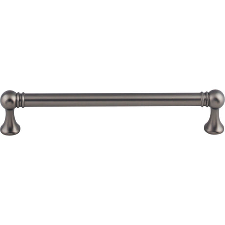 Top Knobs TK804AG Kara 6 5/16" Center to Center Bar Pull Ash Gray