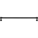 Top Knobs TK807BLK TK807 Kara Cabinet Pull 12" Center to Center Flat Black