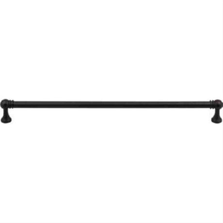Top Knobs TK807BLK TK807 Kara Cabinet Pull 12" Center to Center Flat Black