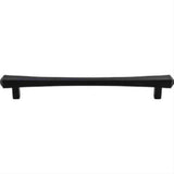 Top Knobs TK818BLK TK818 Juliet Cabinet Pull / Appliance Pull 12" Center to Center Flat Black
