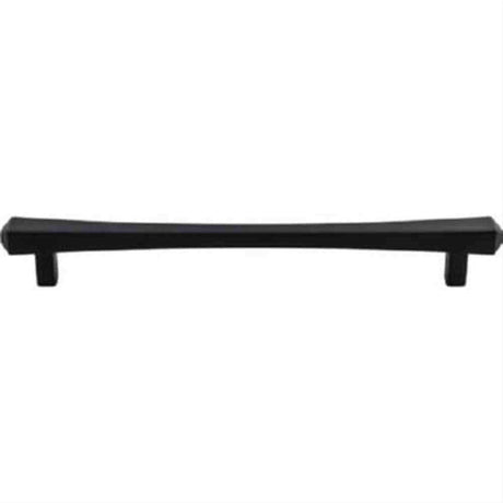 Top Knobs TK818BLK TK818 Juliet Cabinet Pull / Appliance Pull 12" Center to Center Flat Black