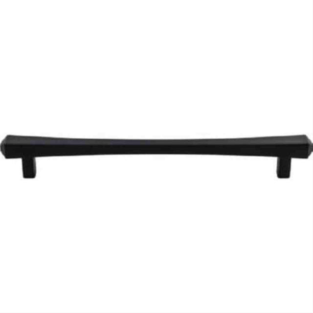 Top Knobs TK818BLK TK818 Juliet Cabinet Pull / Appliance Pull 12" Center to Center Flat Black