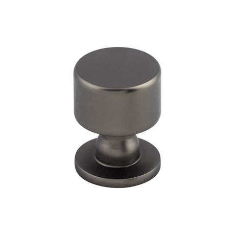 Top Knobs TK820AG Lily 1" Diameter Round Knob Ash Gray