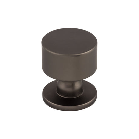 Top Knobs TK821AG Lily 1-1/8" Diameter Round Knob Ash Gray