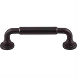 Top Knobs TK822BLK TK822 Lily Cabinet Pull 3-3/4" Center to Center Flat Black