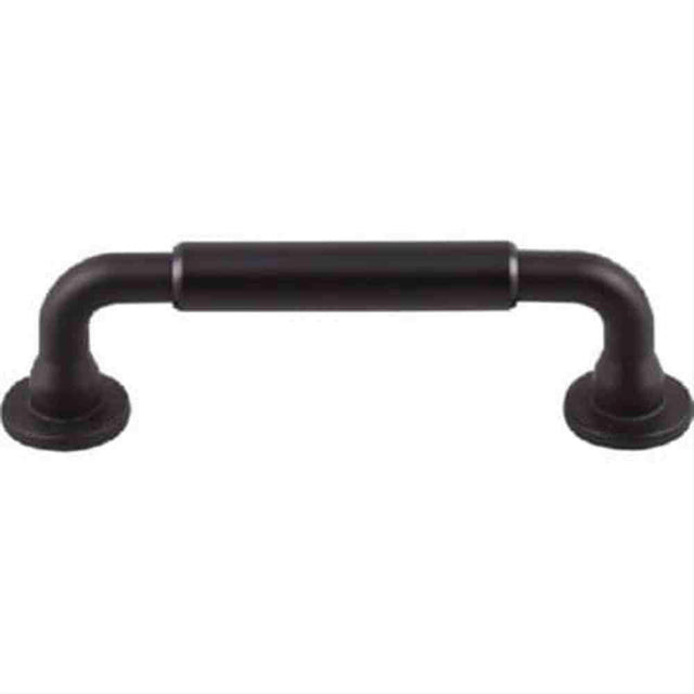 Top Knobs TK822BLK TK822 Lily Cabinet Pull 3-3/4" Center to Center Flat Black