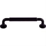 Top Knobs TK823BLK TK823 Lily 5 1/16" Center to Center Bar Pull Flat Black