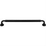 Top Knobs TK828BLK TK828 Lily Cabinet Pull / Appliance Pull 12" Center to Center Flat Black