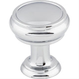 Top Knobs TK830PC TK830 Eden 1" Diameter Mushroom Cabinet Knob Polished Chrome