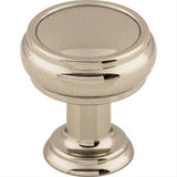 Top Knobs TK830PN TK830 Eden 1" Diameter Mushroom Cabinet Knob Polished Nickel