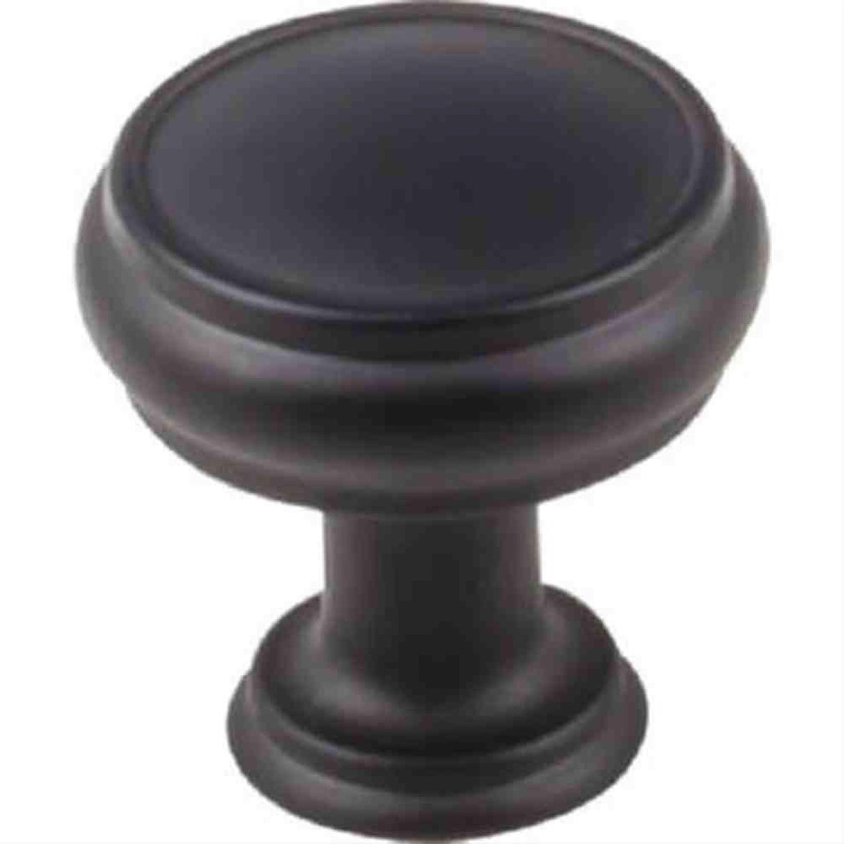 Top Knobs TK831BLK TK831 Eden Medium Cabinet Knob 1-3/16" Flat Black