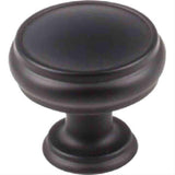 Top Knobs TK832BLK TK832 Eden Large Cabinet Knob 1-3/8" Flat Black