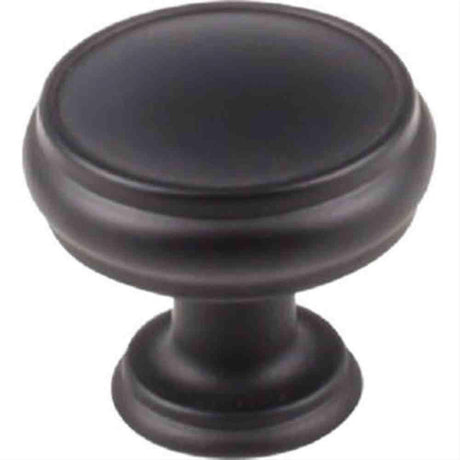 Top Knobs TK832BLK TK832 Eden Large Cabinet Knob 1-3/8" Flat Black
