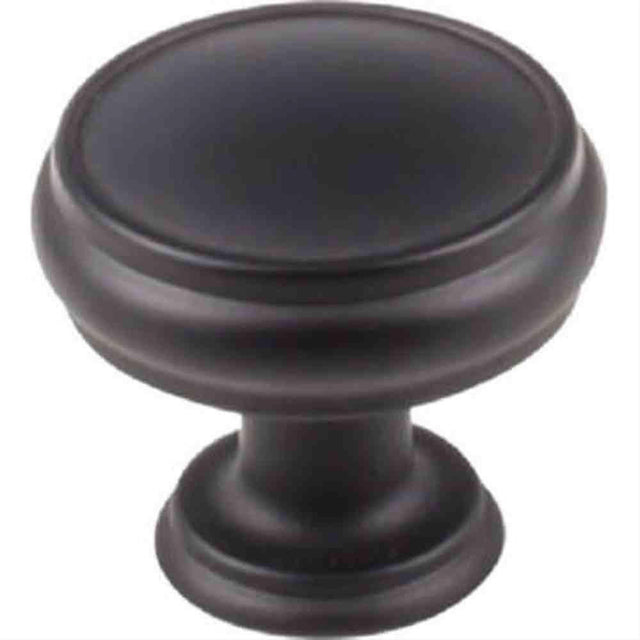 Top Knobs TK832BLK TK832 Eden Large Cabinet Knob 1-3/8" Flat Black
