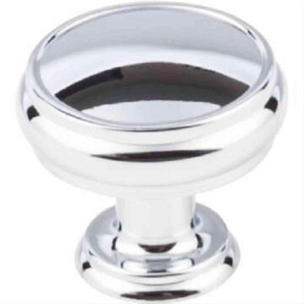 Top Knobs TK832PC TK832 Eden Large Cabinet Knob 1-3/8" Polished Chrome
