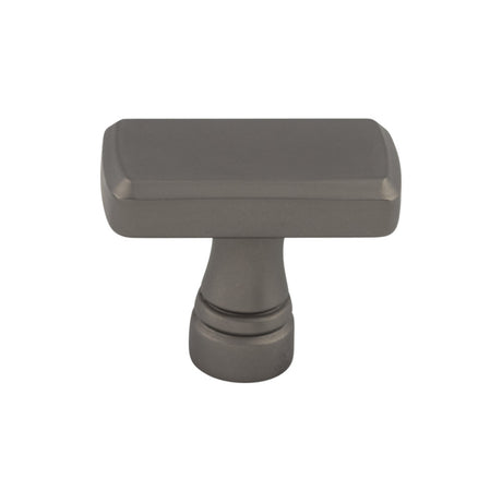 Top Knobs TK850AG Kingsbridge 1 3/8" Length Rectangle Knob Ash Gray
