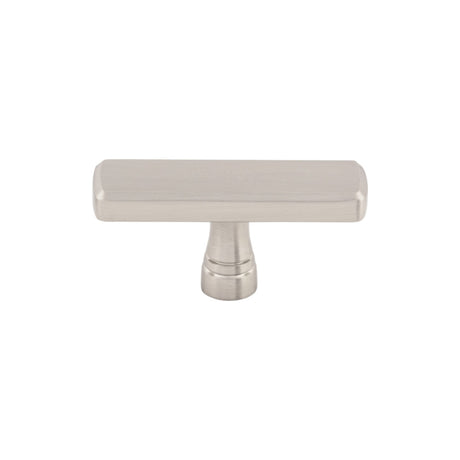 Top Knobs TK852BSN Kingsbridge 2 3/8" Length Rectangle Knob Brushed Satin Nickel