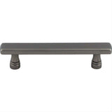 Top Knobs TK853AG TK853 Kingsbridge 3 3/4" CC Bar Pull Ash Gray