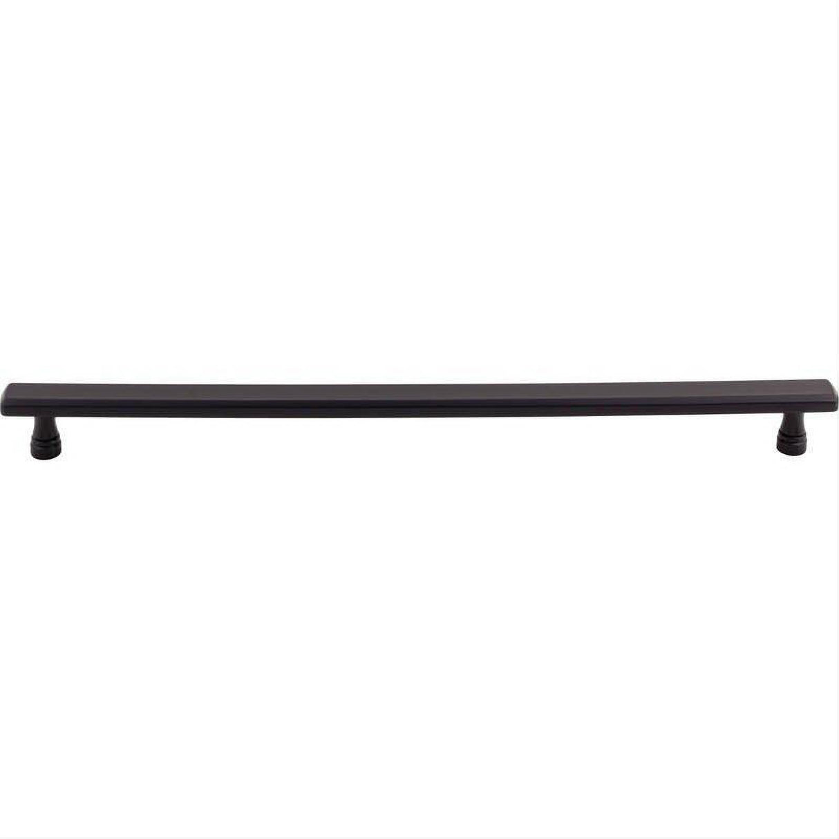 Top Knobs TK857BLK TK857 Kingsbridge 12" Center to Center Bar Pull Flat Black