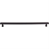 Top Knobs TK857BLK TK857 Kingsbridge 12" Center to Center Bar Pull Flat Black