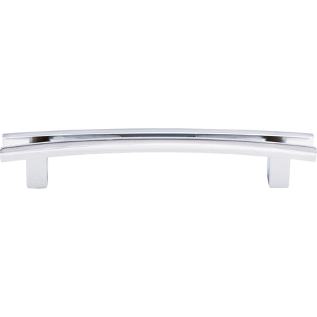 Top Knobs TK86PC Flared 5" Center to Center Bar Pull Polished Chrome