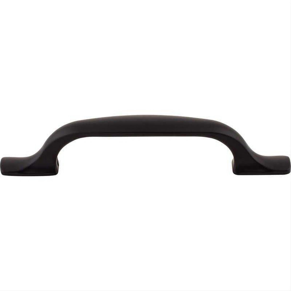 Top Knobs TK863BLK TK863 Torbay 3 3/4" Center to Center Arched Cabinet Pull Flat Black