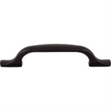 Top Knobs TK863BLK TK863 Torbay 3 3/4" Center to Center Arched Cabinet Pull Flat Black