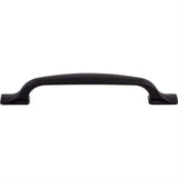 Top Knobs TK864BLK TK864 Torbay 5 1/16" Center to Center Arched Cabinet Pull Flat Black