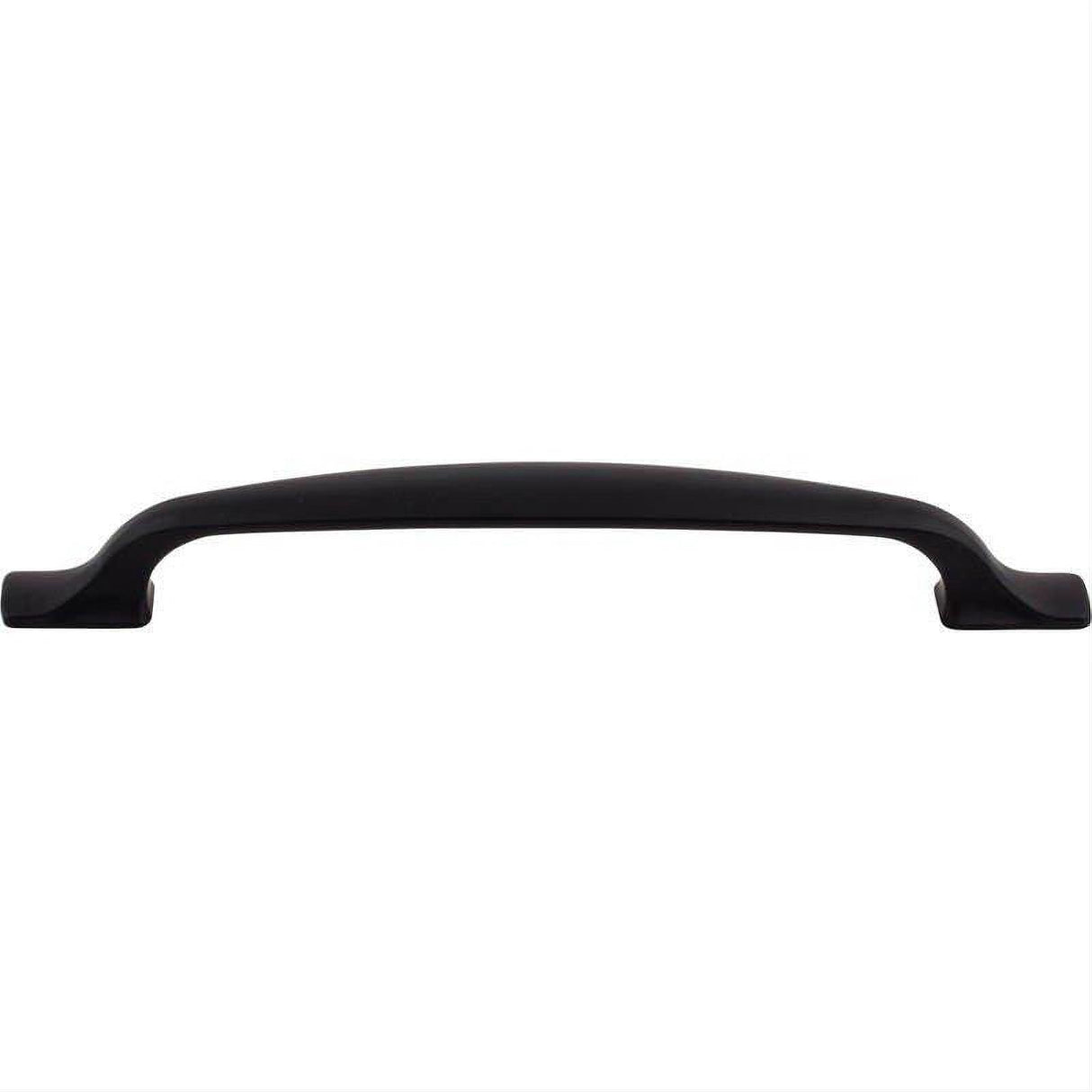 Top Knobs TK865BLK TK865 Torbay 6 5/16" Center to Center Arched Cabinet Pull Flat Black