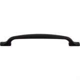 Top Knobs TK865BLK TK865 Torbay 6 5/16" Center to Center Arched Cabinet Pull Flat Black