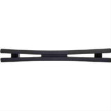 Top Knobs TK86BLK TK86 Flared Cabinet Pull 5" Center to Center Flat Black