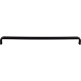 Top Knobs TK877BLK TK877 Exeter 12" Center to Center Bar Pull Flat Black