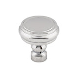 Top Knobs TK880 Brixton Rimmed 1 1/4" Diameter Mushroom Cabinet Knob