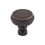 Top Knobs TK880 Brixton Rimmed 1 1/4" Diameter Mushroom Cabinet Knob