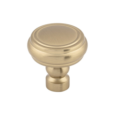 Top Knobs TK880HB Brixton Rimmed 1 1/4" Diameter Round Knob Honey Bronze
