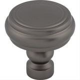 Top Knobs TK880AG TK880 Brixton Rimmed 1 1/4" Diameter Mushroom Cabinet Knob Ash Gray