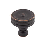 Top Knobs TK881 Brixton Ridged 1 1/4" Diameter Mushroom Cabinet Knob