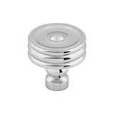 Top Knobs TK881 Brixton Ridged 1 1/4" Diameter Mushroom Cabinet Knob