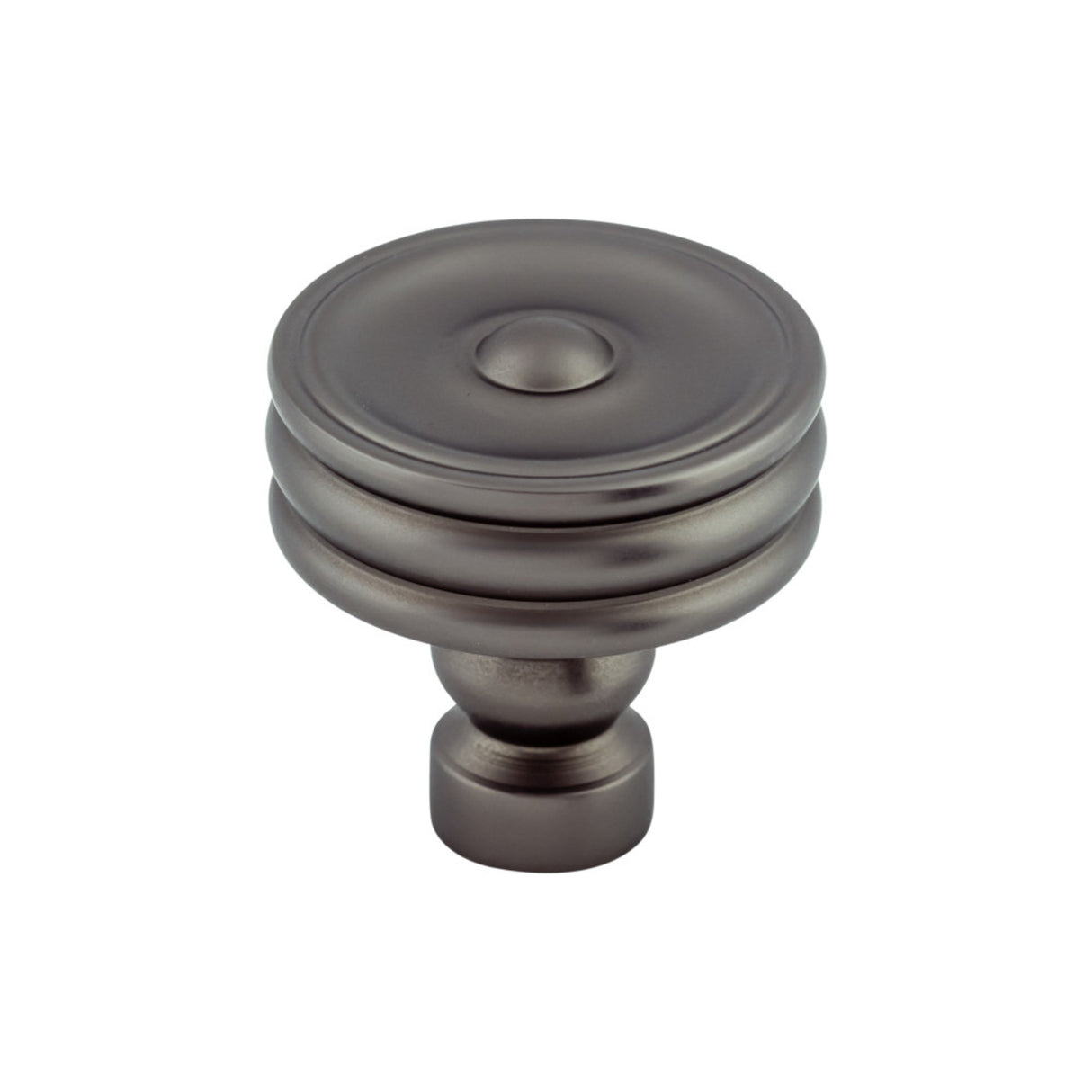 Top Knobs TK881 Brixton Ridged 1 1/4" Diameter Mushroom Cabinet Knob